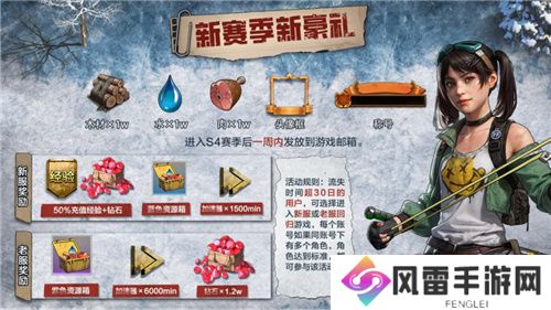 凛冬将至,末日求生,《荒野迷城》S4赛季即将开启