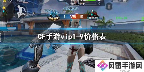 《CF手游》vip1-9价格表 特权等级价格介绍