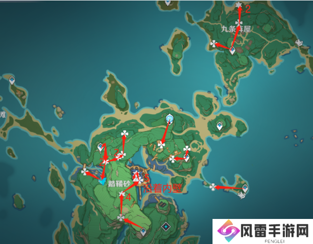 原神5.0鬼兜虫采集路线 2024鬼兜虫在哪里采集[多图]图片4