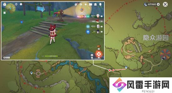 原神隐众游园绮光彩灯解密攻略 隐众游园绮光彩灯位置大全[多图]图片2