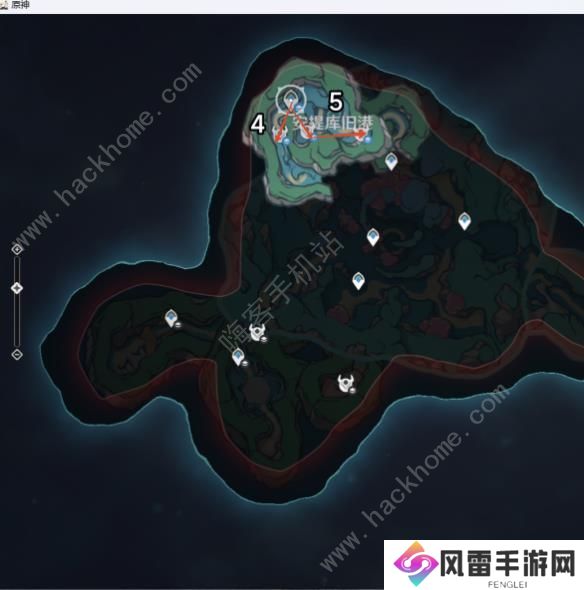 原神4.6枫丹锄地路线图 4.6褪色古堡/旧日之海怎么收集材料图片6