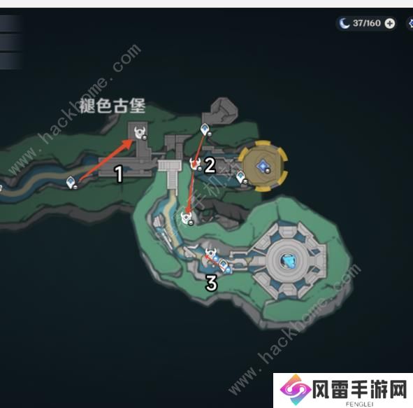 原神4.6枫丹锄地路线图 4.6褪色古堡/旧日之海怎么收集材料图片1