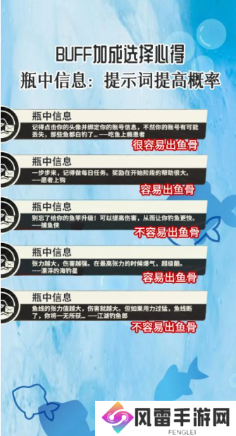 欢乐钓鱼大师buff大全讲解 buff有哪些？