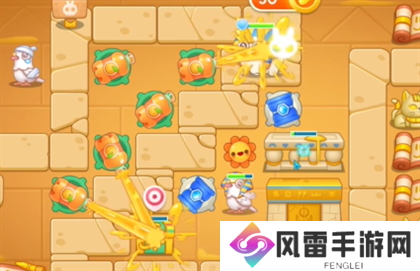 保卫萝卜4法老归来第119关过关攻略