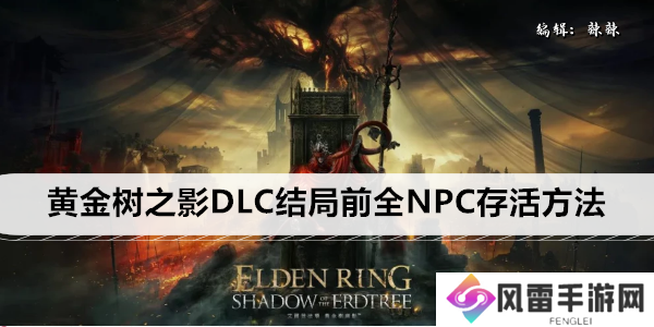 艾尔登法环黄金树之影DLC结局前全NPC存活方法