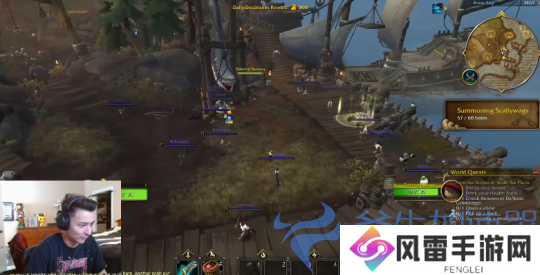 魔兽世界公开新模式60人PVP  前总裁站台拿年卡当彩头(魔兽世界 新cg)